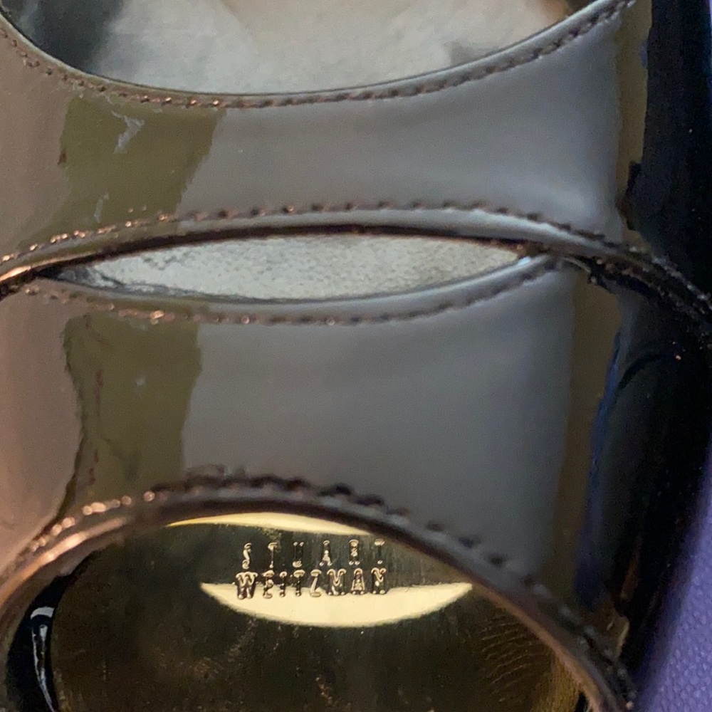 Stuart Weitzman Beautiful Patentleather Logo Shoes - image 6